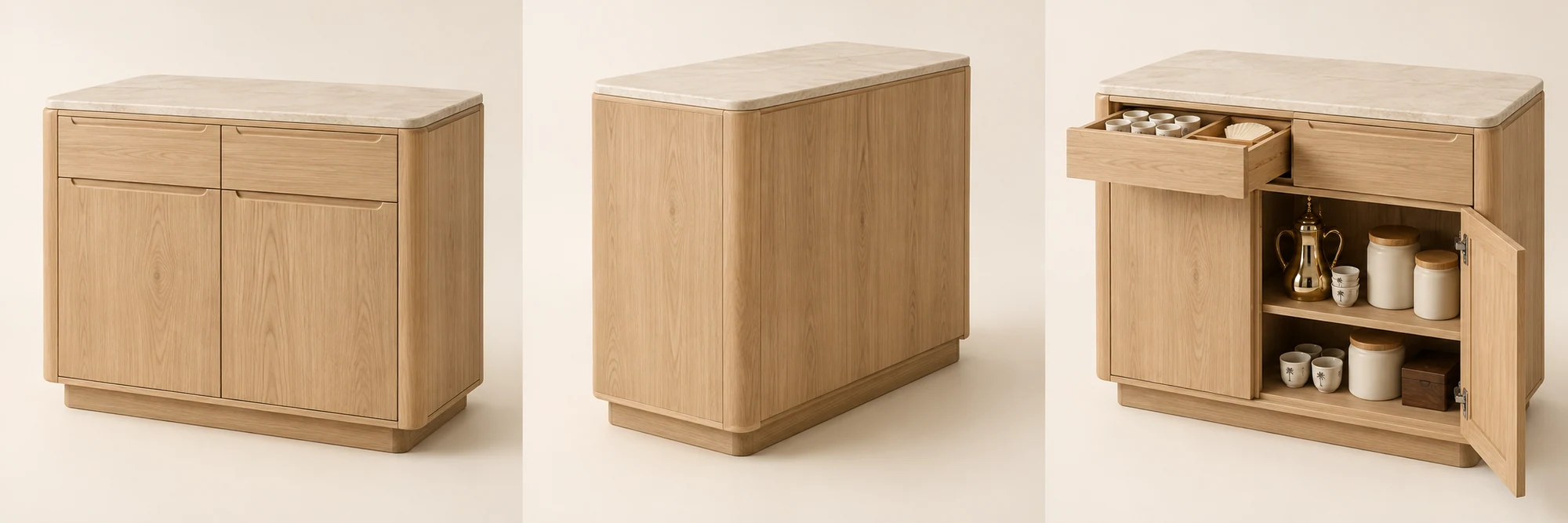 Rashfa — Compact coffee cabinet